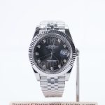 Rolex Datejust 41 126334 904L Steel Slate Grey Diamond Dial Fluted Bezel Jubilee Bracelet 41mm Replica Watches - 1-19-scaled