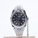 Rolex Datejust 126334 904L Steel Black Sunray Dial Fluted Bezel Jubilee Bracelet 41mm Replica Watches - 1-20-scaled