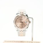 Rolex Datejust Two-Tone Rose Gold Fluted Bezel Pink Sunray Dial Jubilee Bracelet 31mm Replica Watches - 1-23-scaled