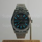 Rolex Datejust 126334 904L Steel Black Sunray Dial Fluted Bezel Jubilee Bracelet 41mm Replica Watches - 2-20-scaled