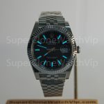 Rolex Datejust 126334 904L Steel Deep Black Dial Fluted Bezel Jubilee Bracelet 41mm Replica Watches - 2-25-scaled