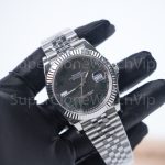 Rolex Datejust 126334 "Wimbledon" 904L Steel Slate Grey Dial Fluted Bezel Jubilee Bracelet 41mm Replica Watches - 3-14-scaled