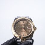 Rolex Datejust 41 126333 Two-Tone Yellow Gold Champagne Sunburst Diamond Dial Fluted Bezel Jubilee Bracelet 41mm Replica Watches - 3-17-scaled