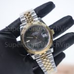 Rolex Datejust 126333 "Wimbledon" Two-Tone Yellow Gold Slate Grey Dial Fluted Bezel Jubilee Bracelet 41mm Replica Watches - 3-25-scaled