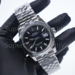 Rolex Datejust 126334 904L Steel Deep Black Dial Fluted Bezel Jubilee Bracelet 41mm Replica Watches - 3-26-scaled
