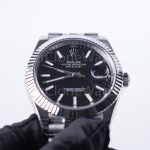 Rolex Datejust 126334 904L Steel Deep Black Dial Fluted Bezel Jubilee Bracelet 41mm Replica Watches - 4-25-scaled