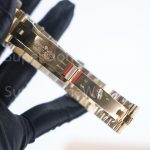 Rolex Day-Date 40 228238 18K Yellow Gold Champagne Sunray Dial Baguette Diamond Markers Fluted Bezel President Bracelet 40mm Replica Watches - 6-10-scaled