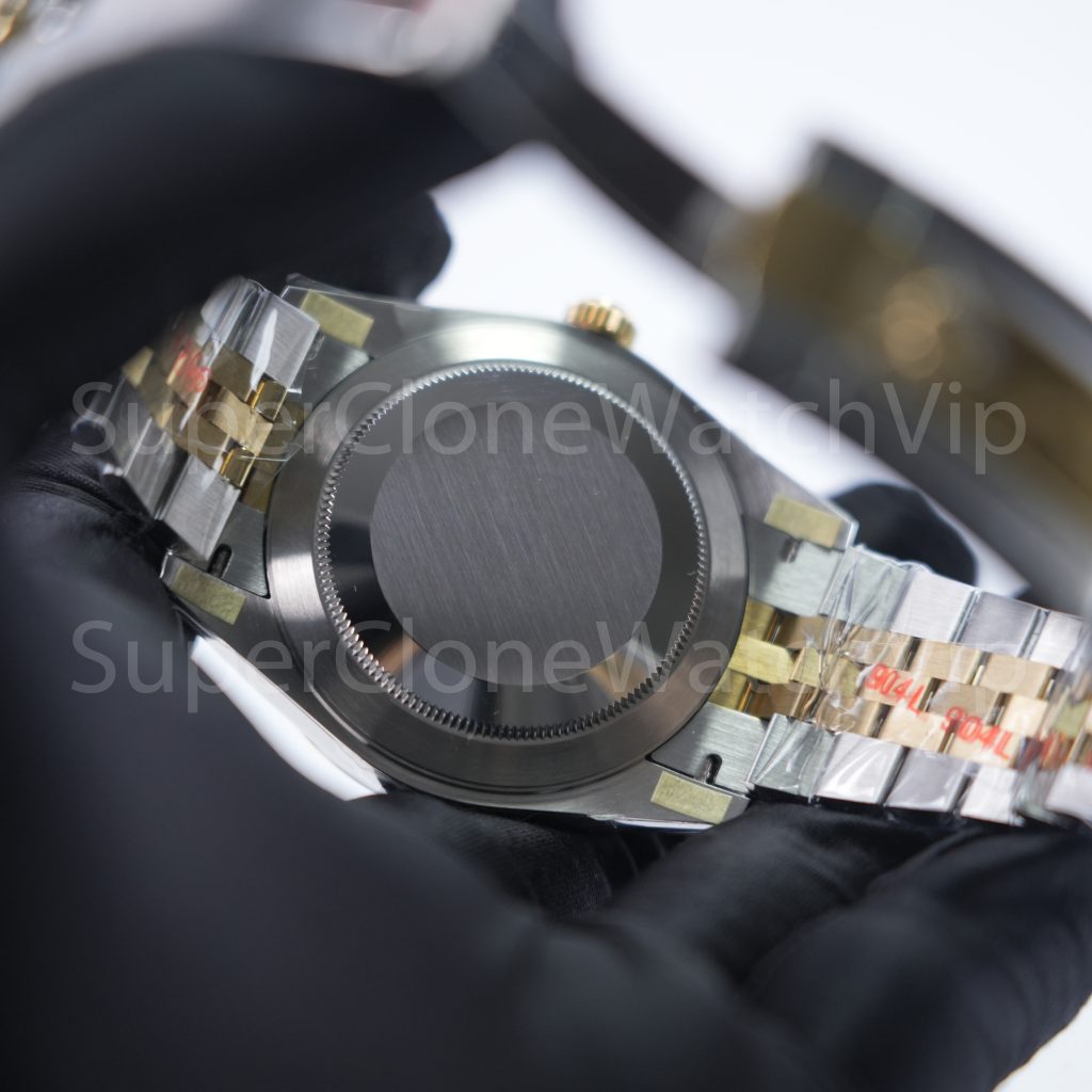 Rolex Datejust 41 126333 Two-Tone Yellow Gold Champagne Sunburst Diamond Dial Fluted Bezel Jubilee Bracelet 41mm Replica Watches - 6-16-scaled