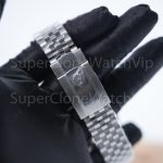 Rolex Datejust 41 126334 904L Steel Black Diamond Dial Fluted Bezel Jubilee Bracelet 41mm Replica Watches - 7-18-scaled