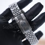 Rolex Datejust 126334 904L Steel Black Sunray Dial Fluted Bezel Jubilee Bracelet 41mm Replica Watches - 8-19-scaled