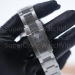Rolex Datejust 126300 904L Steel White Dial Smooth Bezel Oyster Bracelet 41mm Replica Watches - 8-20-scaled